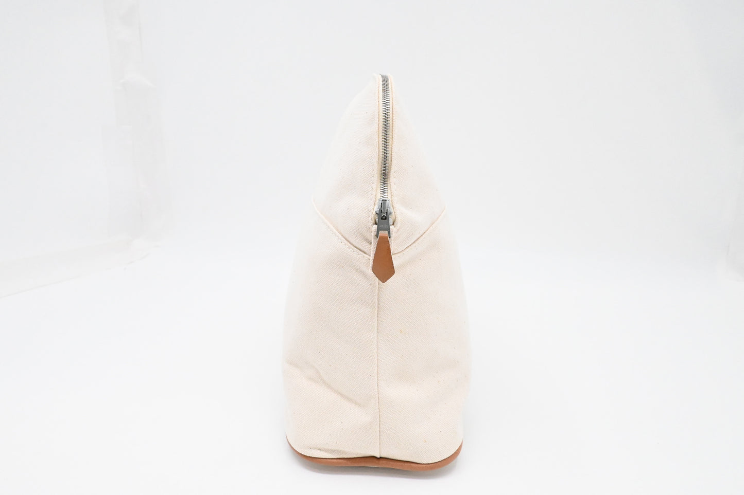 Hermes Bolide Case 31 in Cream Canvas
