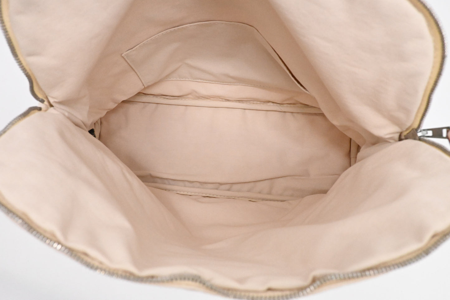 Hermes Bolide Case 31 in Cream Canvas