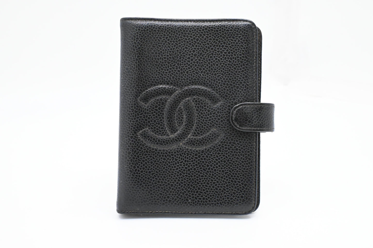 Chanel Agenda PM in Black Caviar Leather