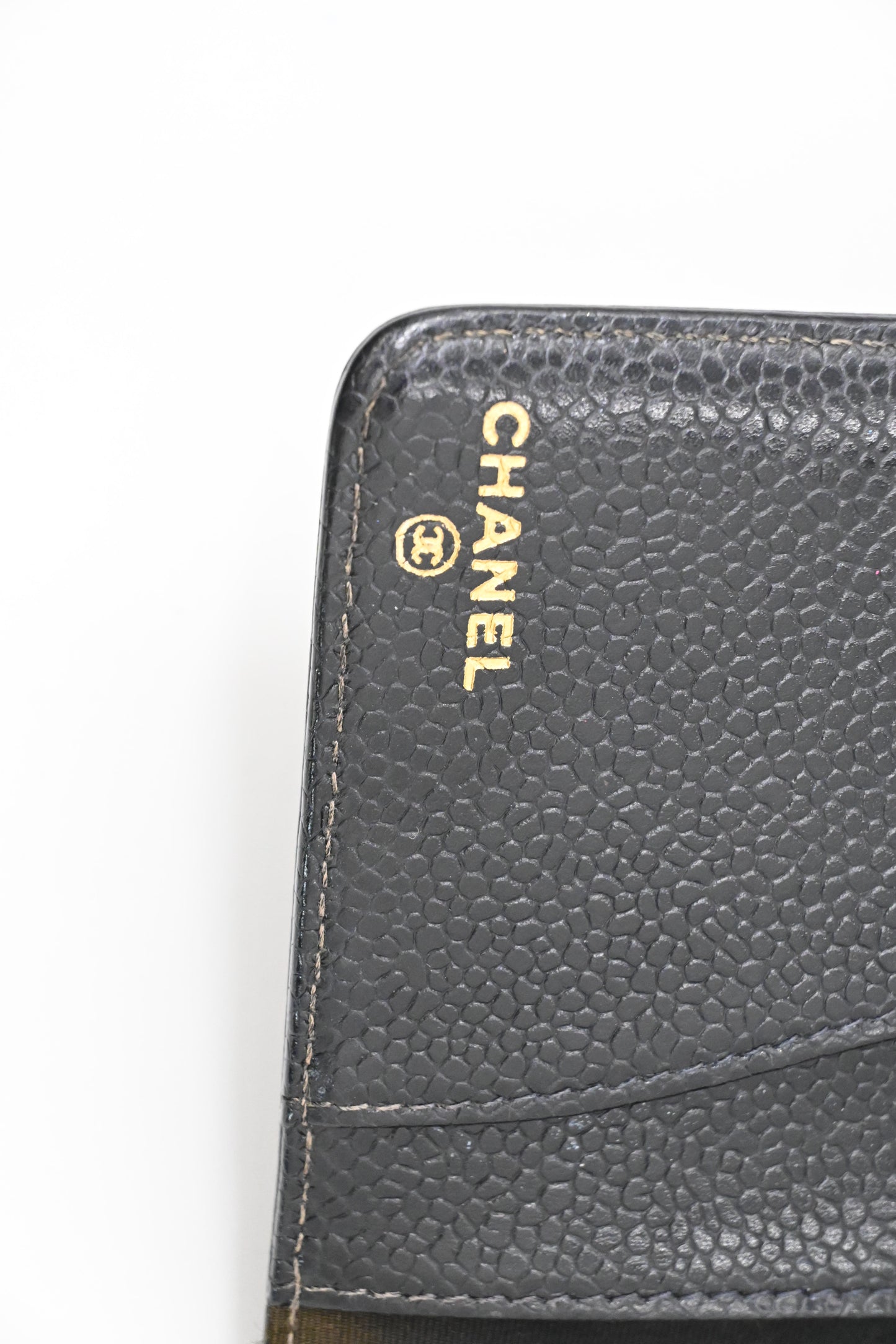 Chanel Agenda PM in Black Caviar Leather