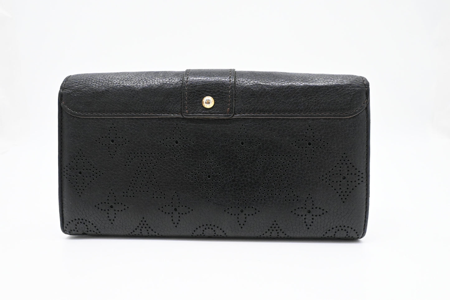 Louis Vuitton Iris Wallet in Black Mahina Leather