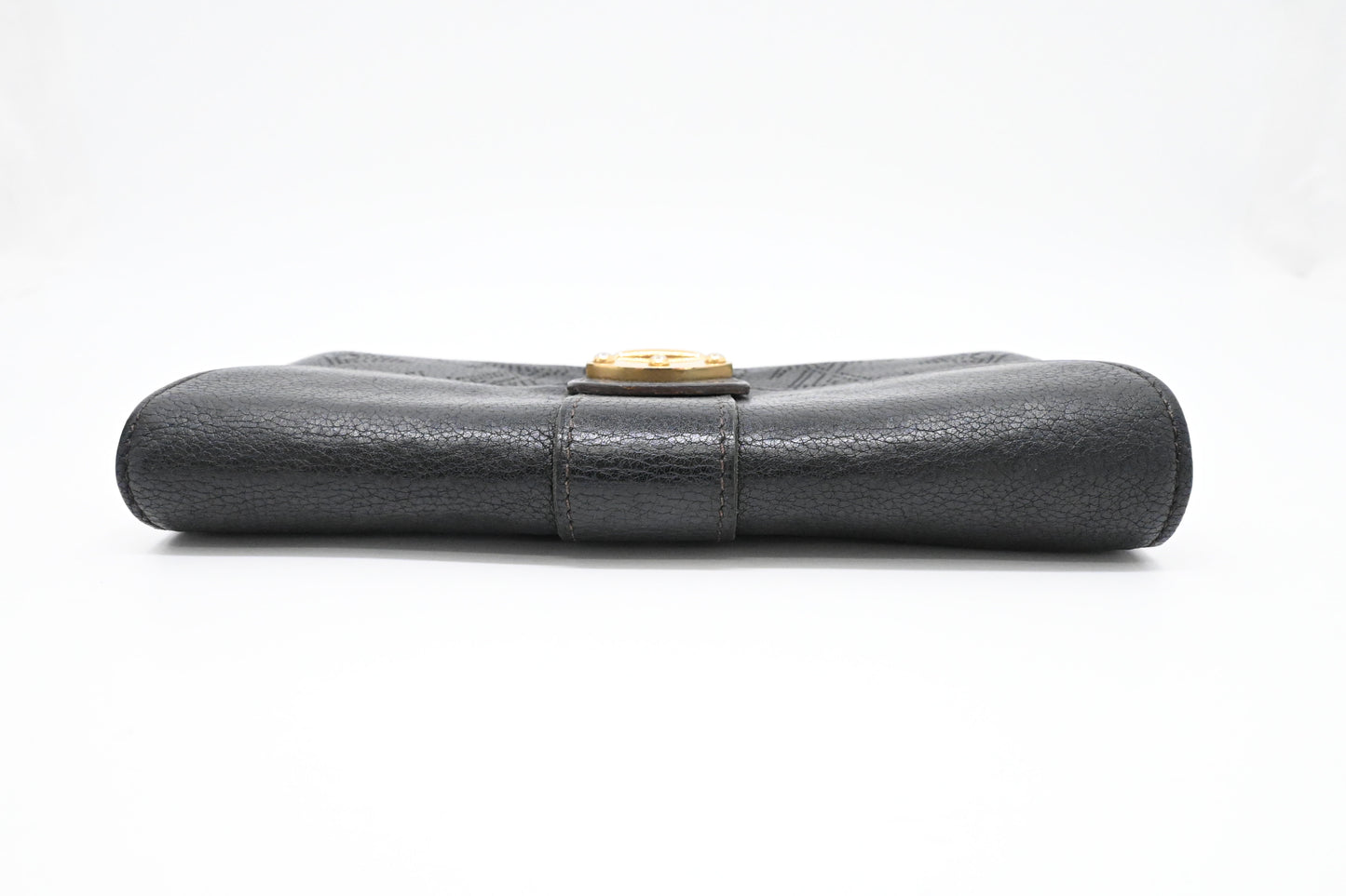 Louis Vuitton Iris Wallet in Black Mahina Leather