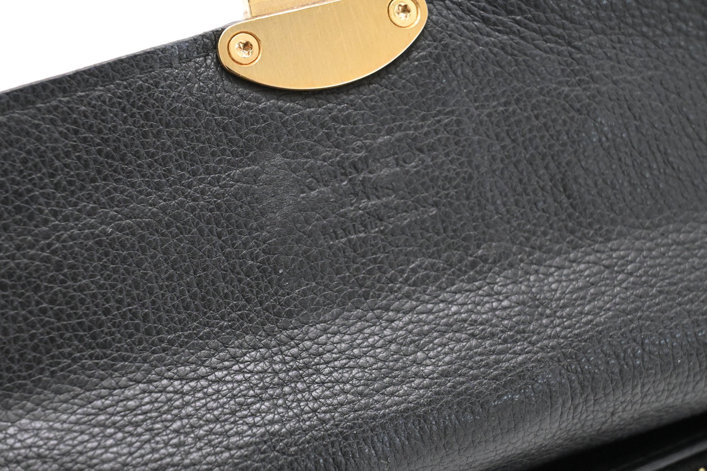 Louis Vuitton Iris Wallet in Black Mahina Leather