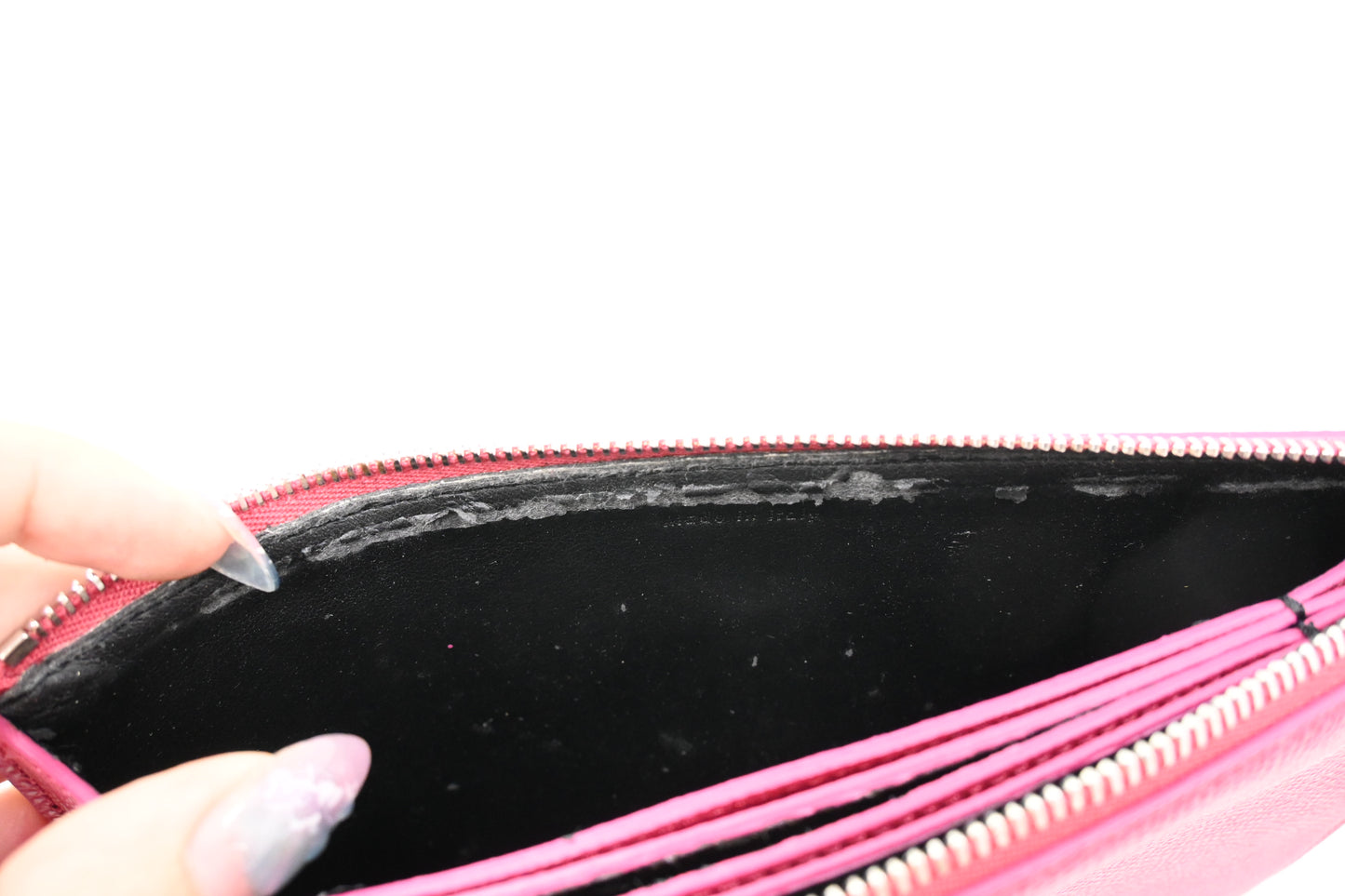 Celine Clutch in Pink Leather
