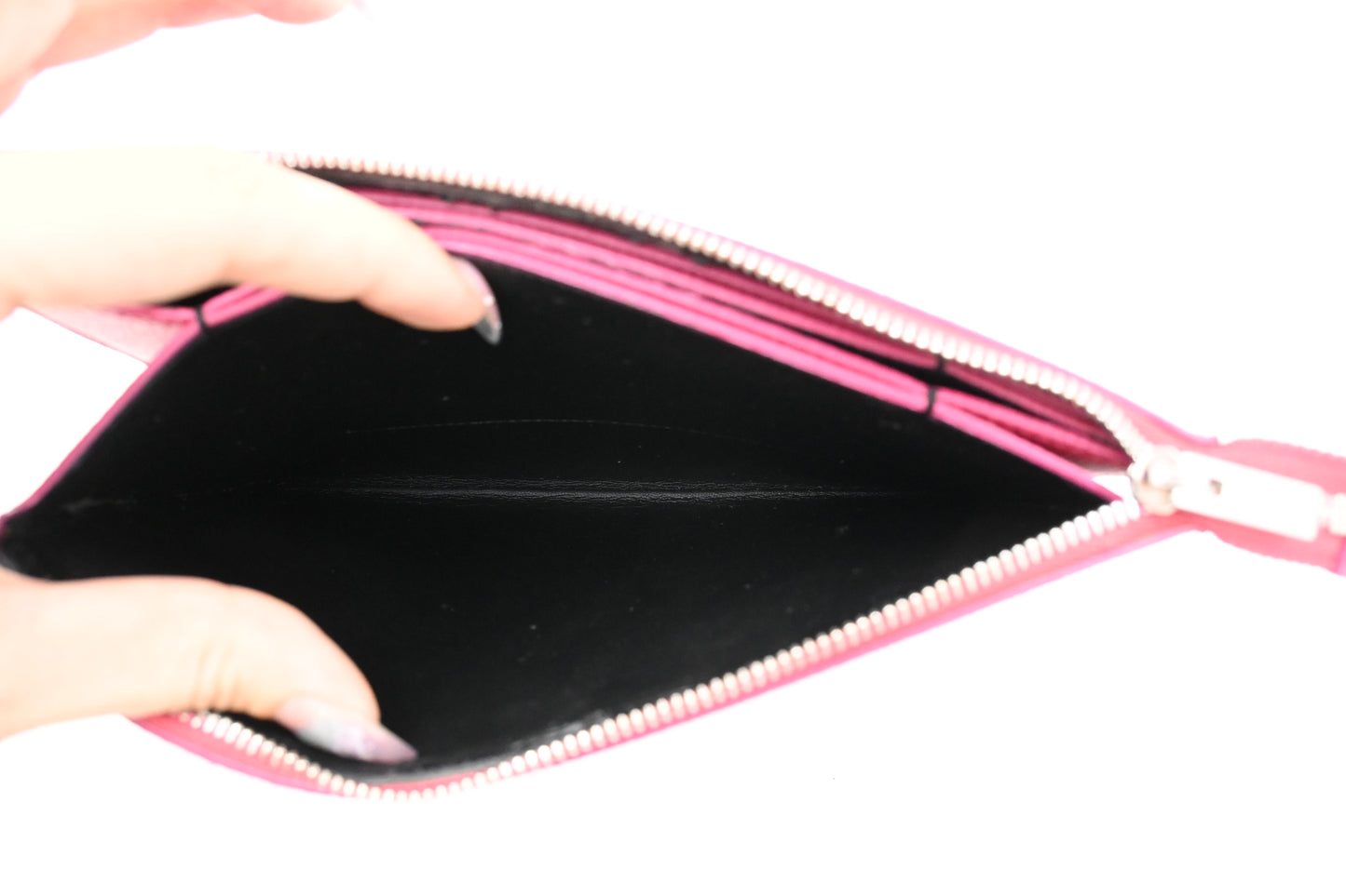 Celine Clutch in Pink Leather