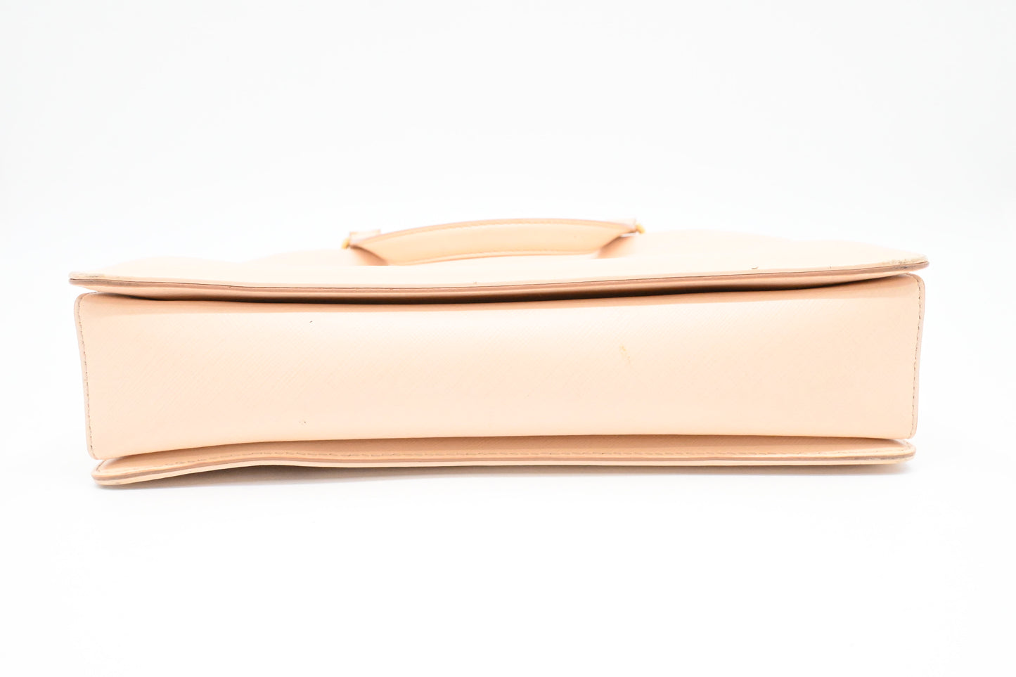 Ferragamo Vara Handbag in Peach Leather
