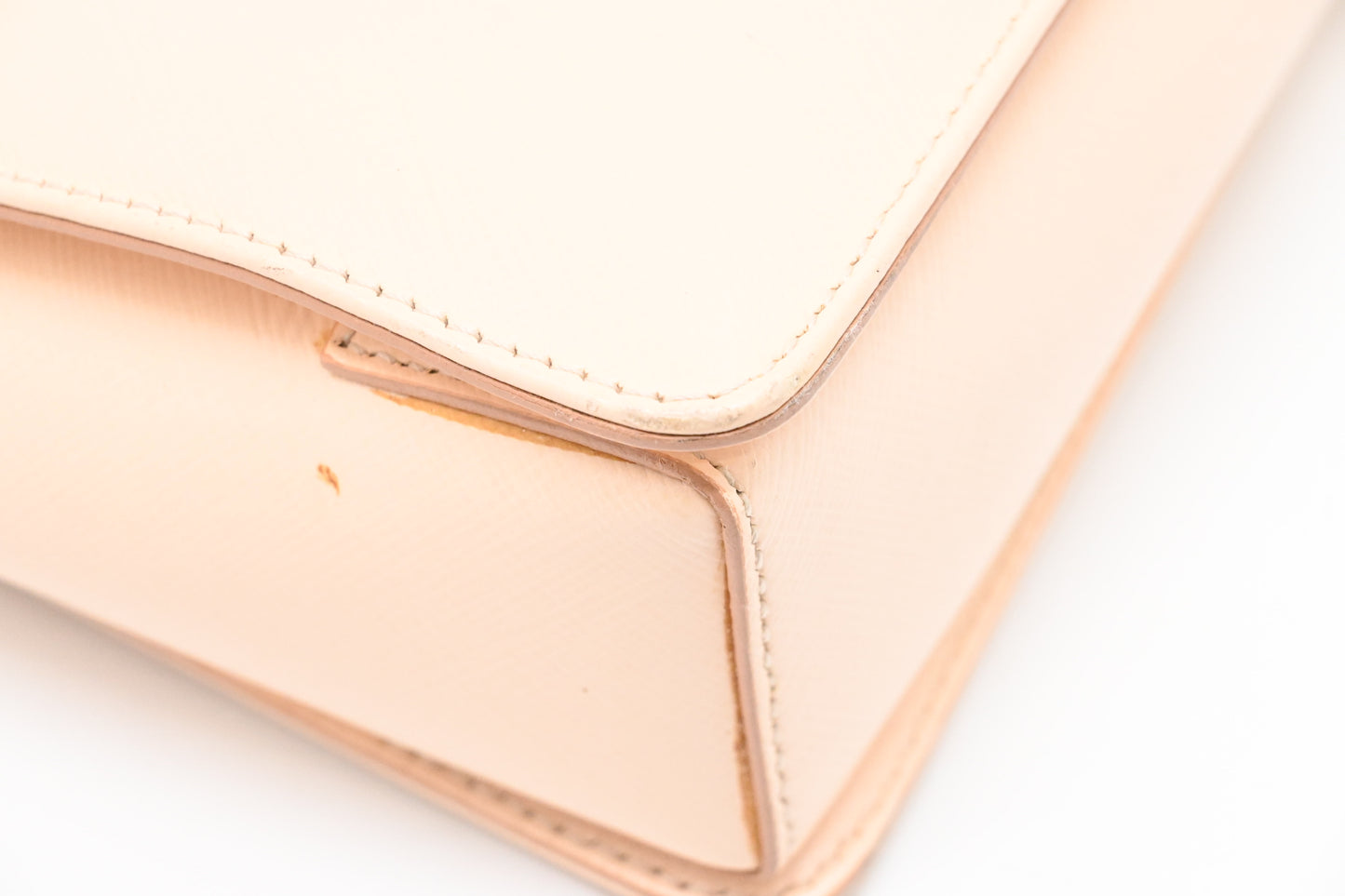 Ferragamo Vara Handbag in Peach Leather