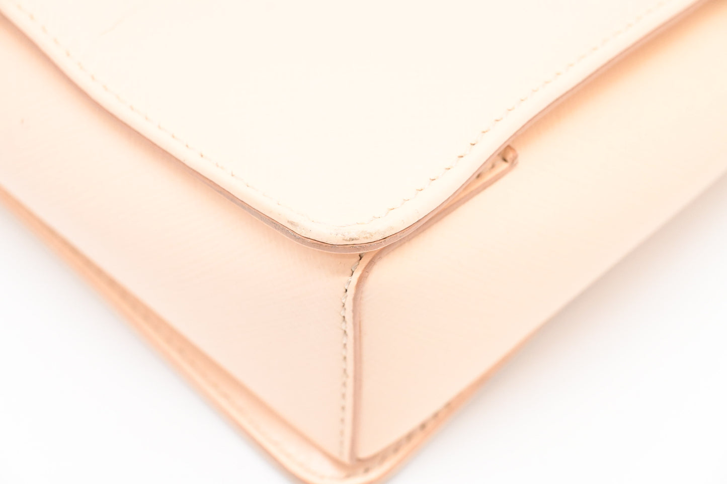 Ferragamo Vara Handbag in Peach Leather