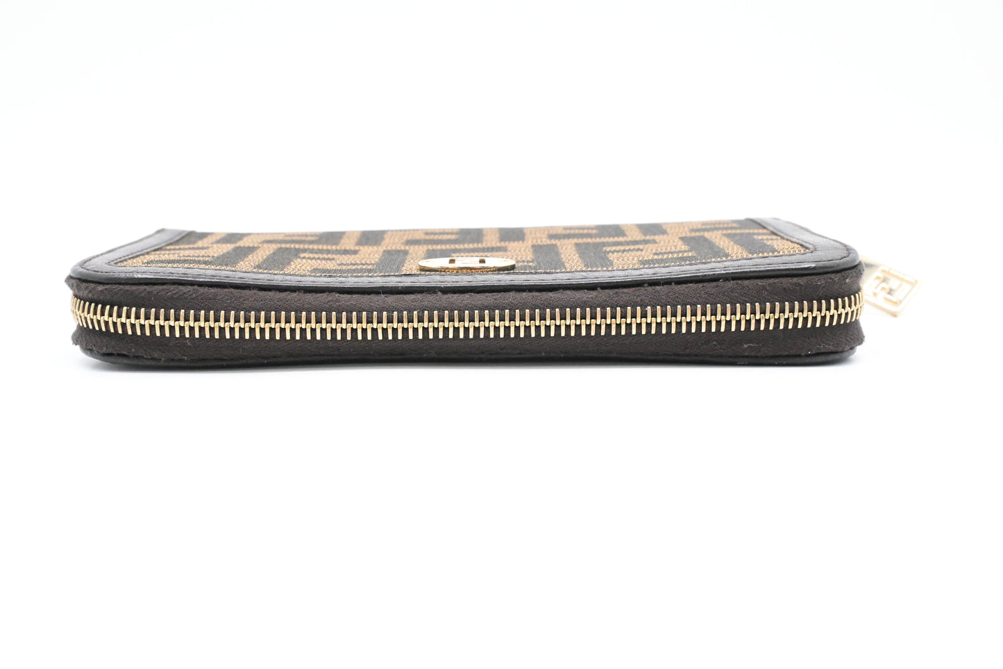 Fendi Long Zippy Wallet in Zucca Canvas