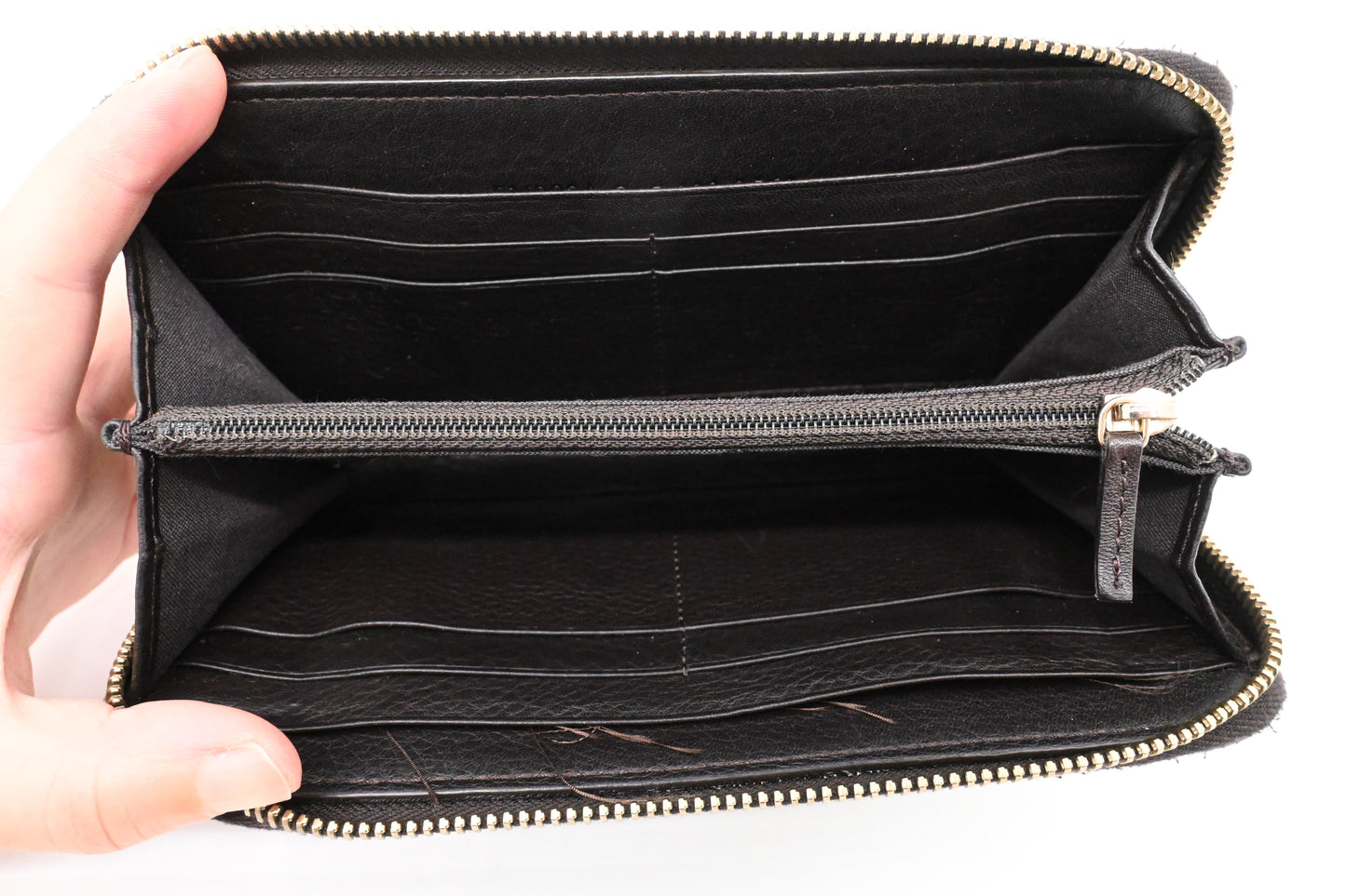 Fendi Long Zippy Wallet in Zucca Canvas