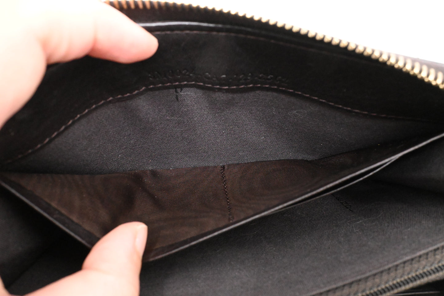 Fendi Long Zippy Wallet in Zucca Canvas