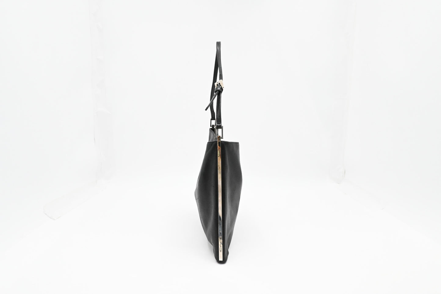 Fendi Shoulder Pochette in Black Leather