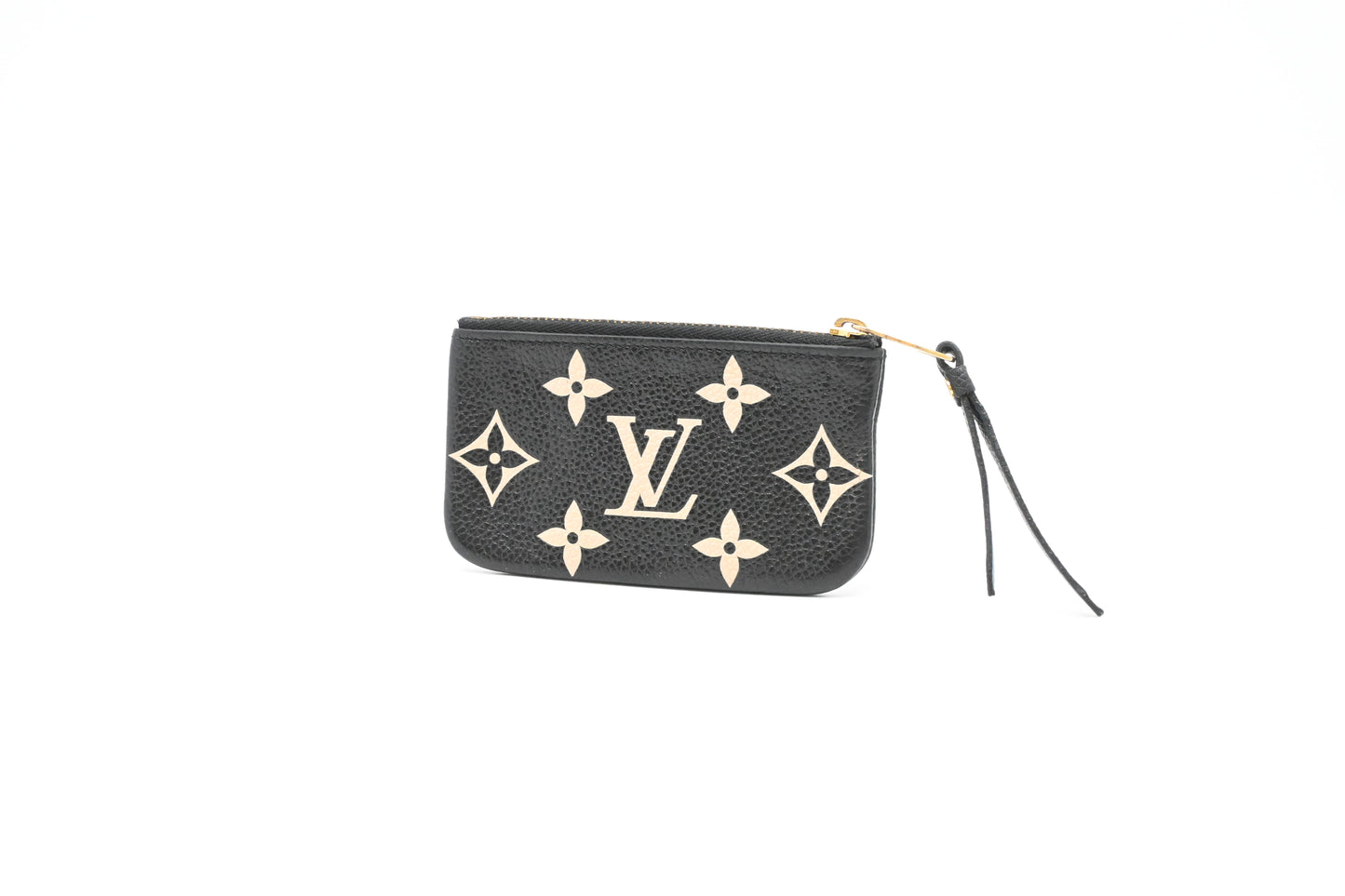 Louis Vuitton Pochette Cles in Bicolor Empreinte Leather