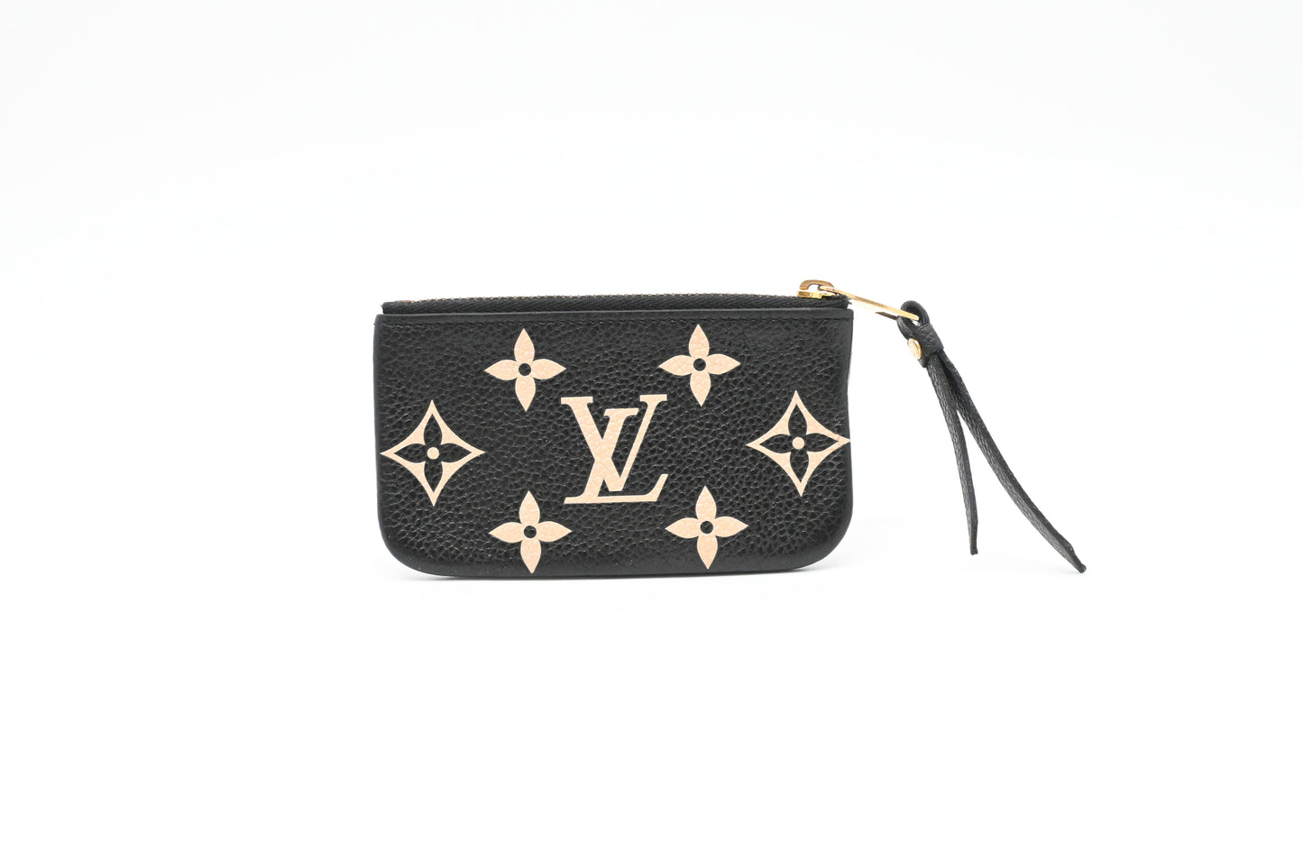 Louis Vuitton Pochette Cles in Bicolor Empreinte Leather