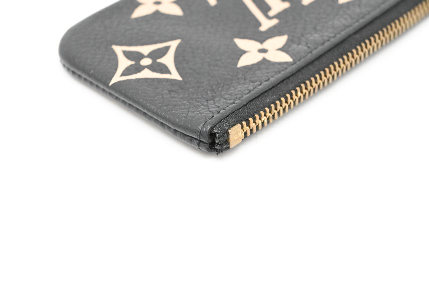 Louis Vuitton Pochette Cles in Bicolor Empreinte Leather
