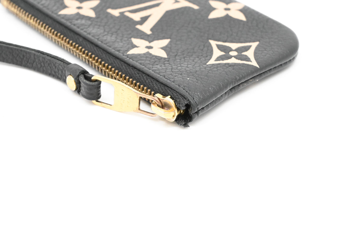 Louis Vuitton Pochette Cles in Bicolor Empreinte Leather