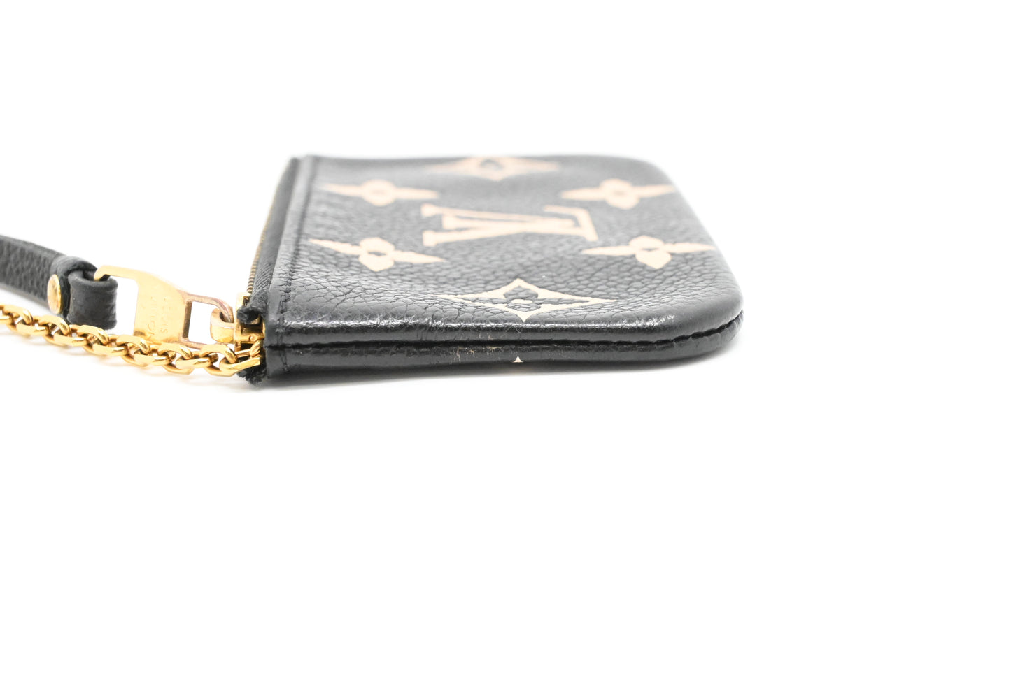 Louis Vuitton Pochette Cles in Bicolor Empreinte Leather