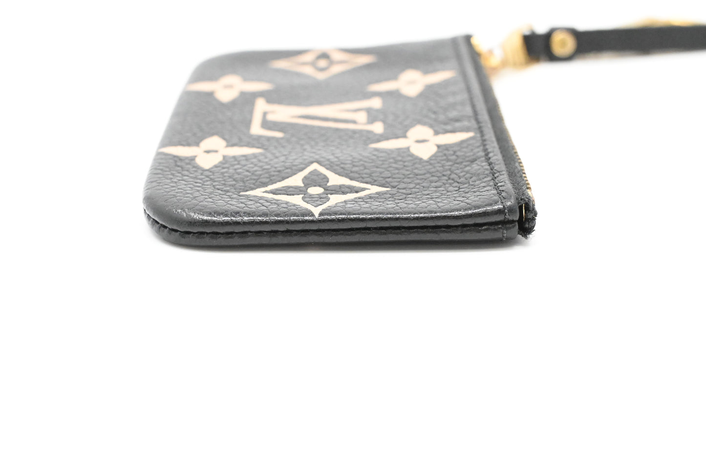 Louis Vuitton Pochette Cles in Bicolor Empreinte Leather