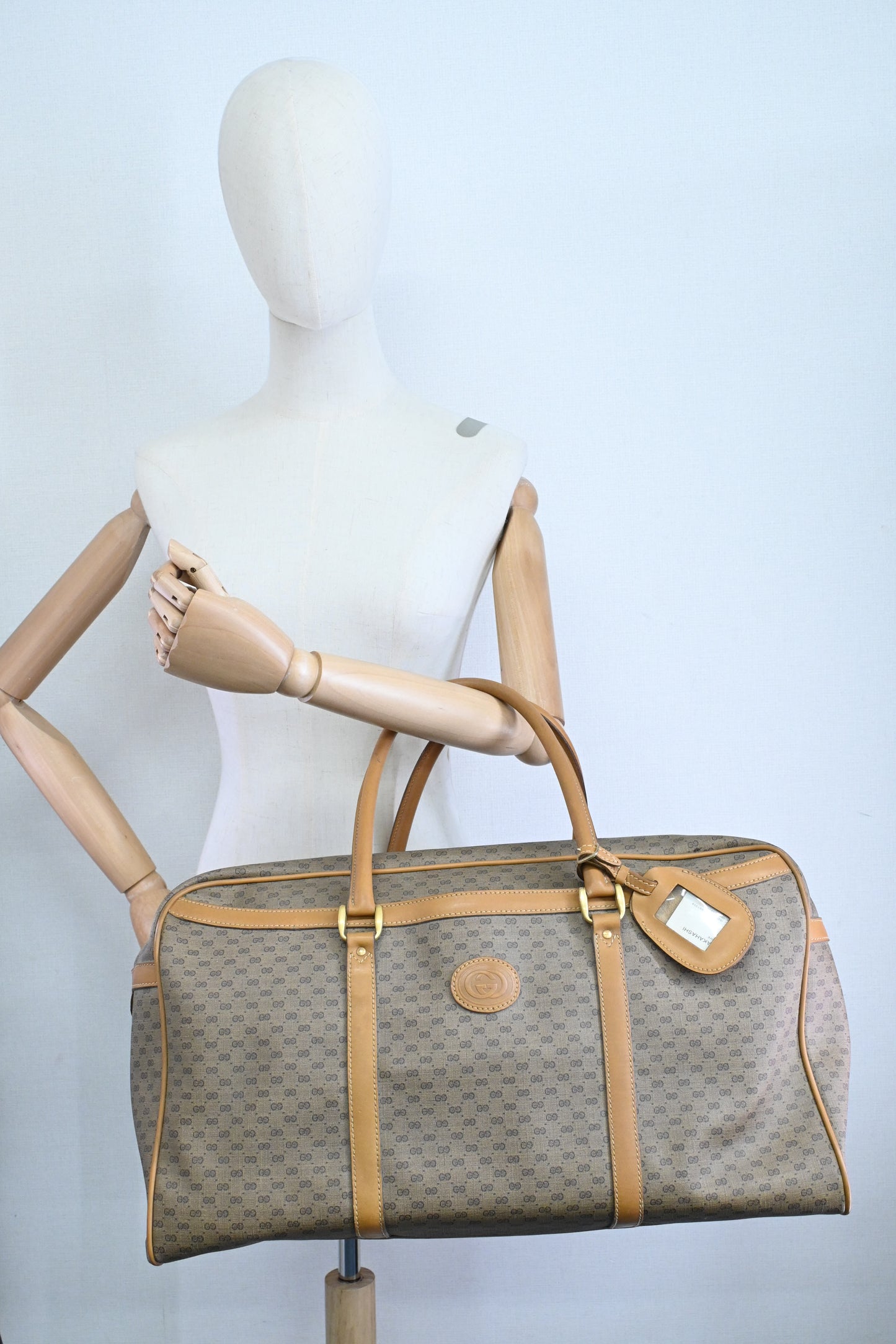 Gucci Travel Bag in Micro GG Canvas