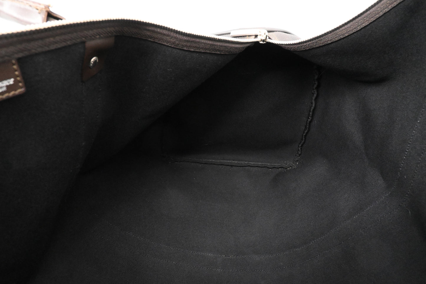 Burberry Travel Bag in Brown Checked Coated Canvas