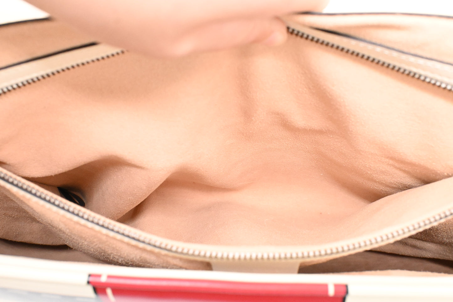 Gucci Trompe L'oeil Maxi Marmont Shoulder Bag in White, Red, and Blue Leather