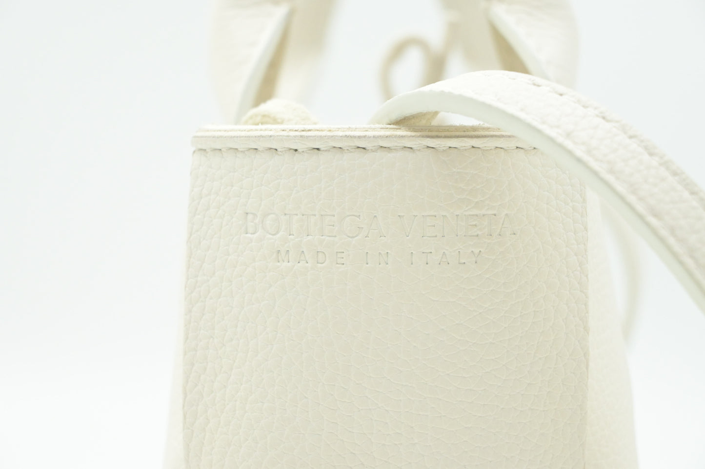 Bottega Veneta Mini Arco Tote in White Leather