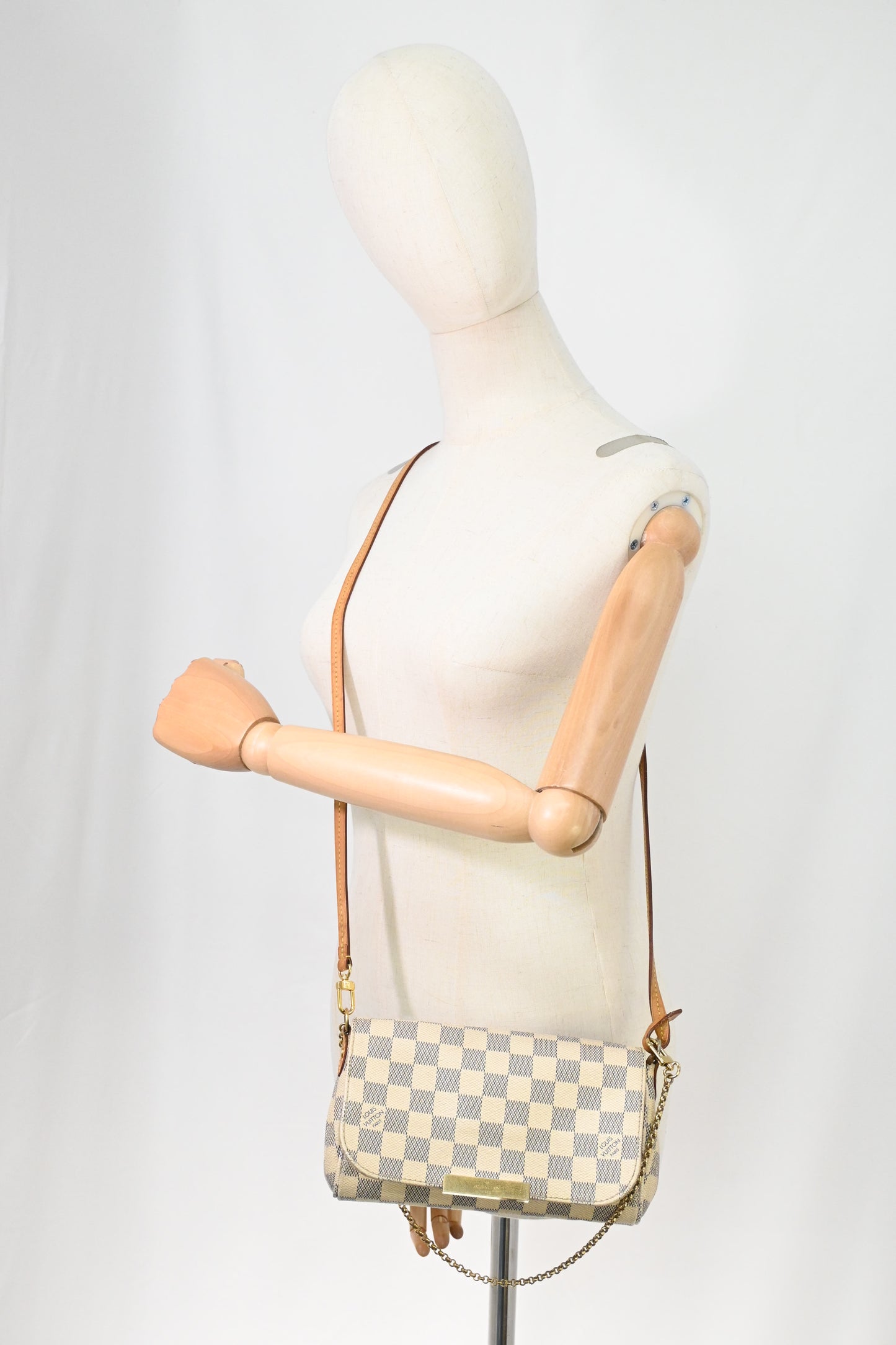 Louis Vuitton Favorite PM in Damier Azur Canvas