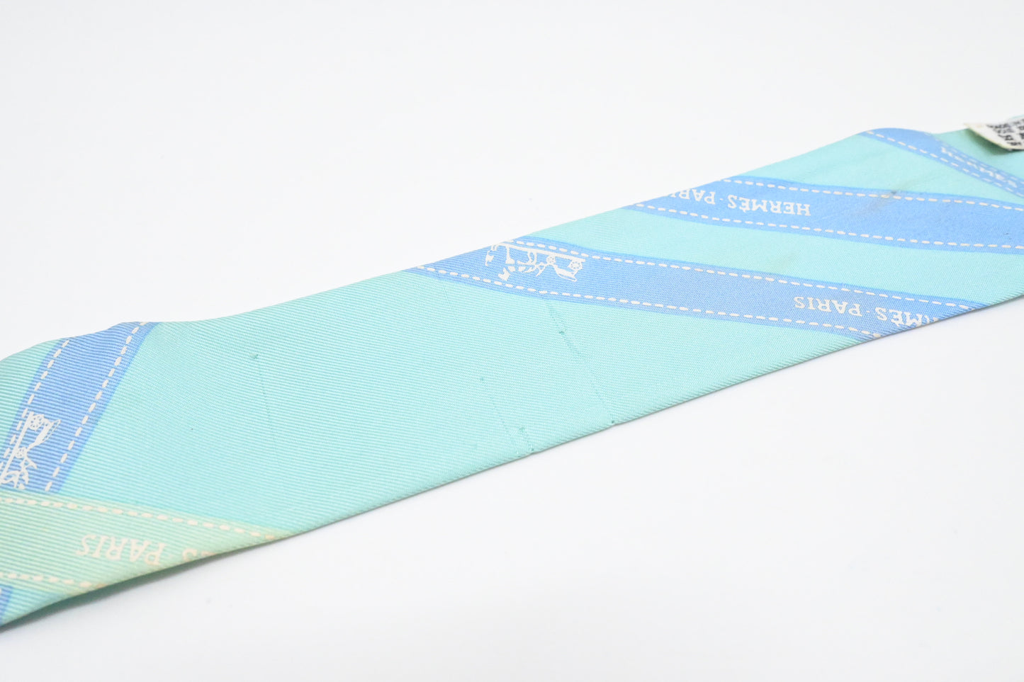Hermes Twilly in Blue Silk