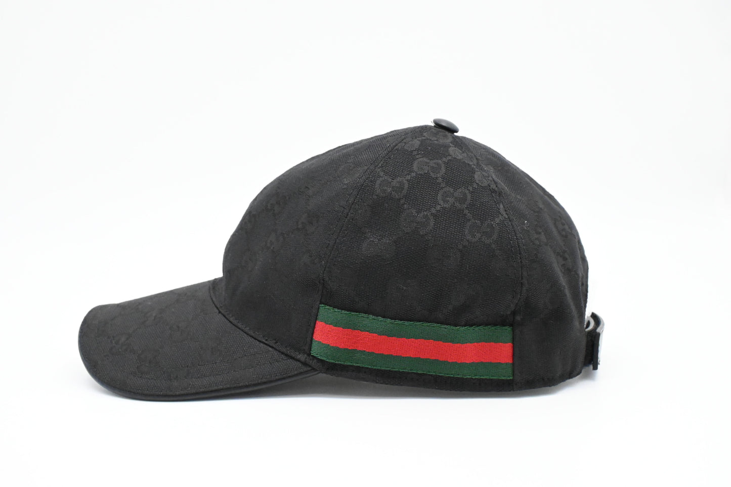 Gucci Cap in Black GG Canvas