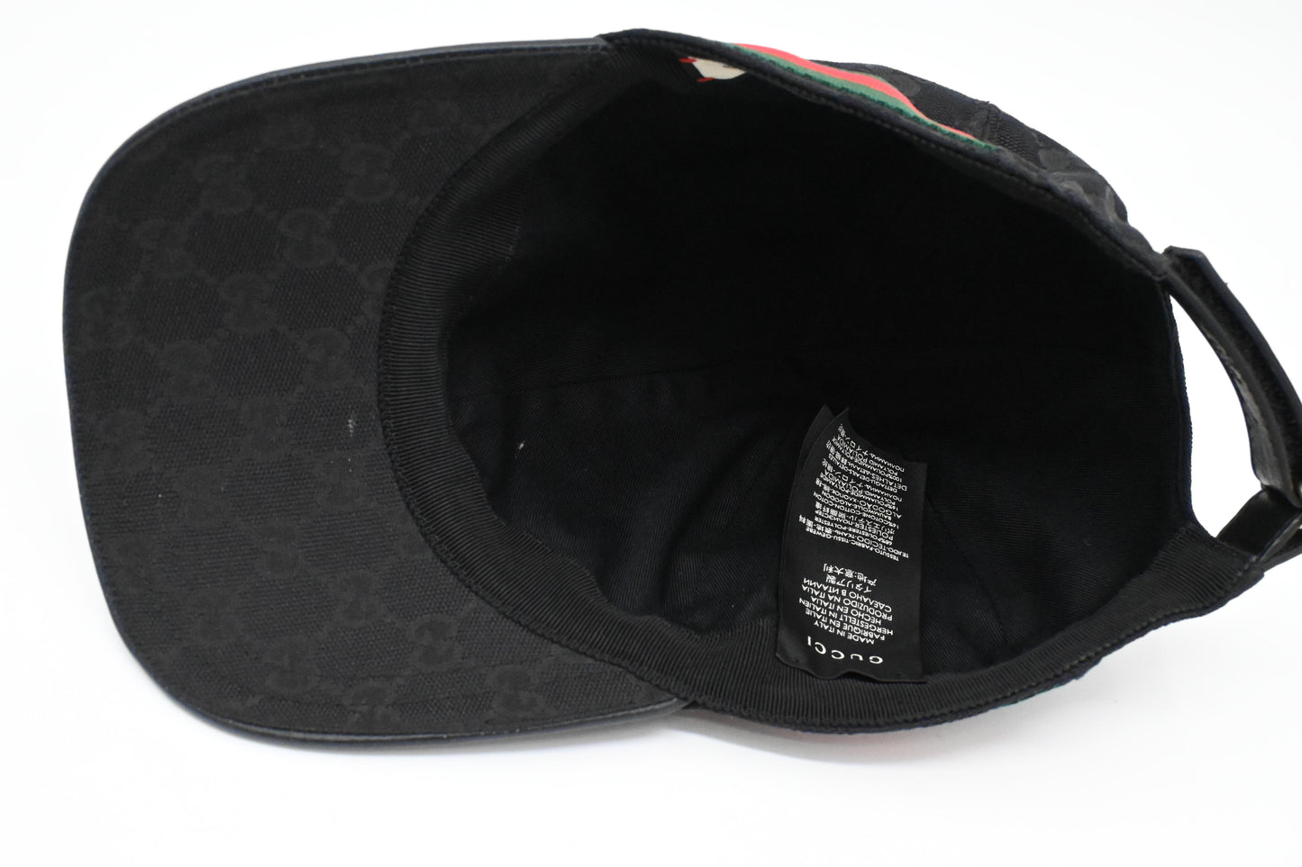 Gucci Cap in Black GG Canvas