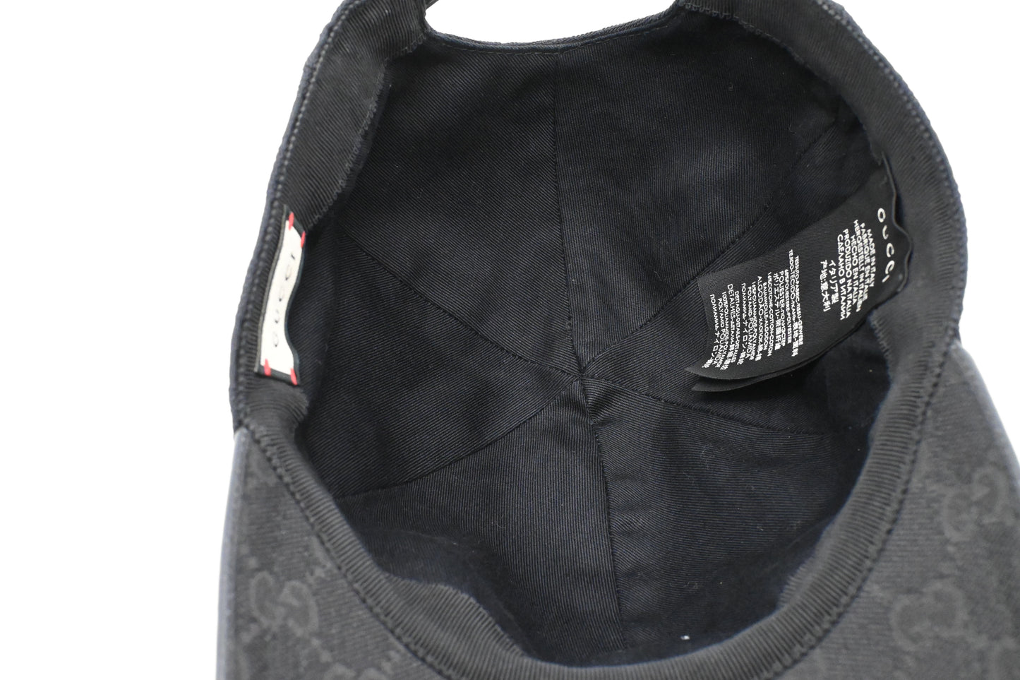 Gucci Cap in Black GG Canvas