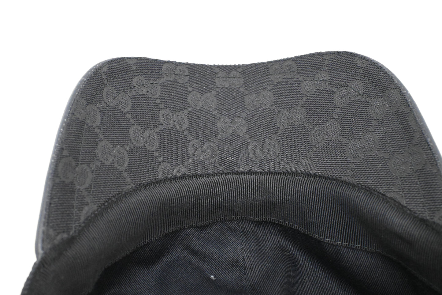 Gucci Cap in Black GG Canvas
