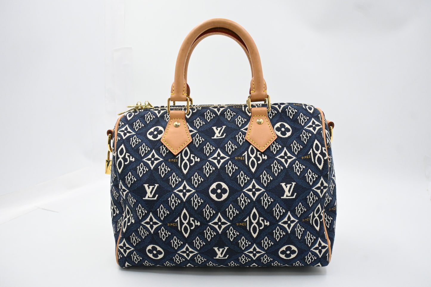 Louis Vuitton Speedy 25 Bandouliere in Blue "Since 1854" Canvas