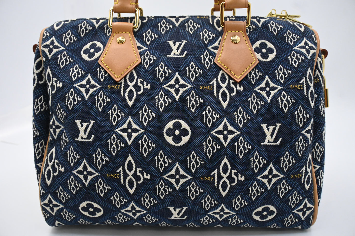 Louis Vuitton Speedy 25 Bandouliere in Blue "Since 1854" Canvas