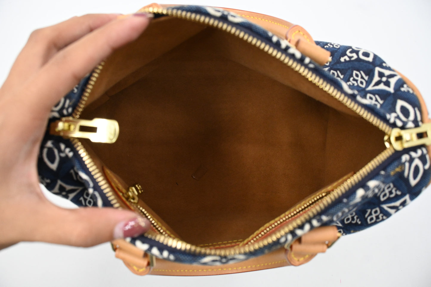 Louis Vuitton Speedy 25 Bandouliere in Blue "Since 1854" Canvas
