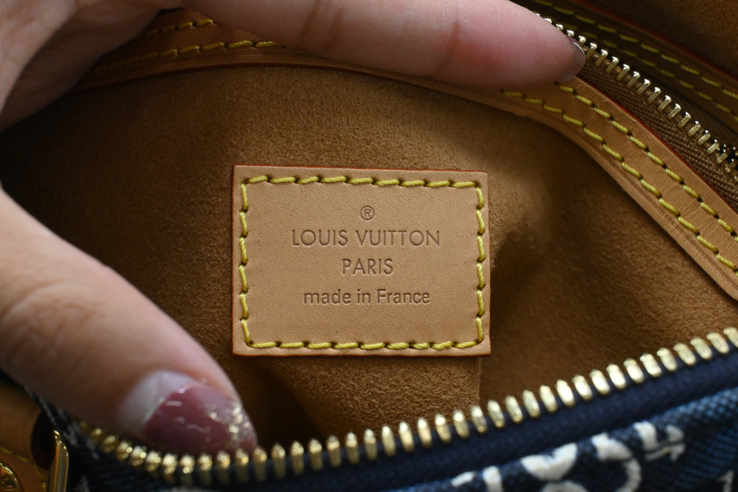 Louis Vuitton Speedy 25 Bandouliere in Blue "Since 1854" Canvas