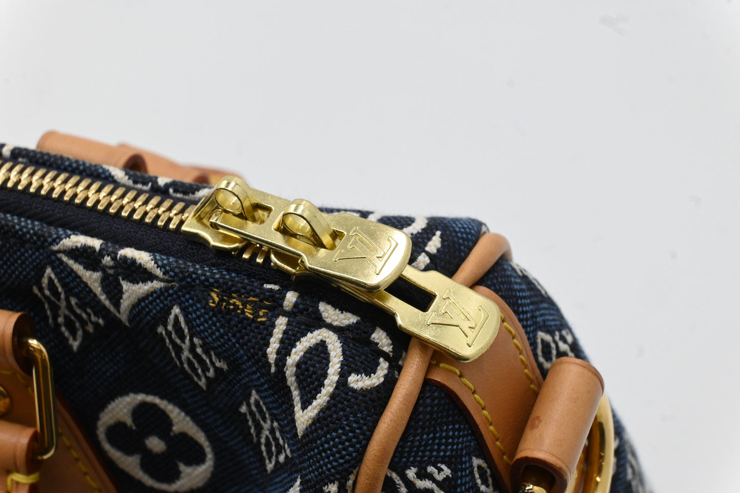 Louis Vuitton Speedy 25 Bandouliere in Blue "Since 1854" Canvas