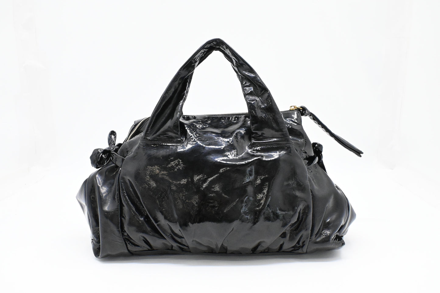 Gucci Handbag in Black Patent Leather