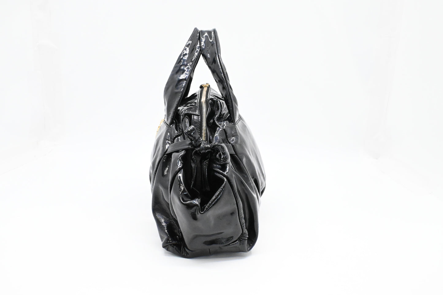 Gucci Handbag in Black Patent Leather