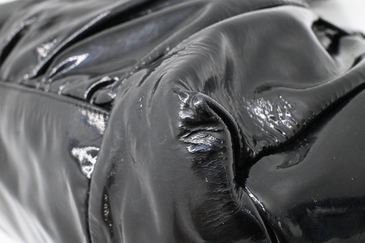 Gucci Handbag in Black Patent Leather