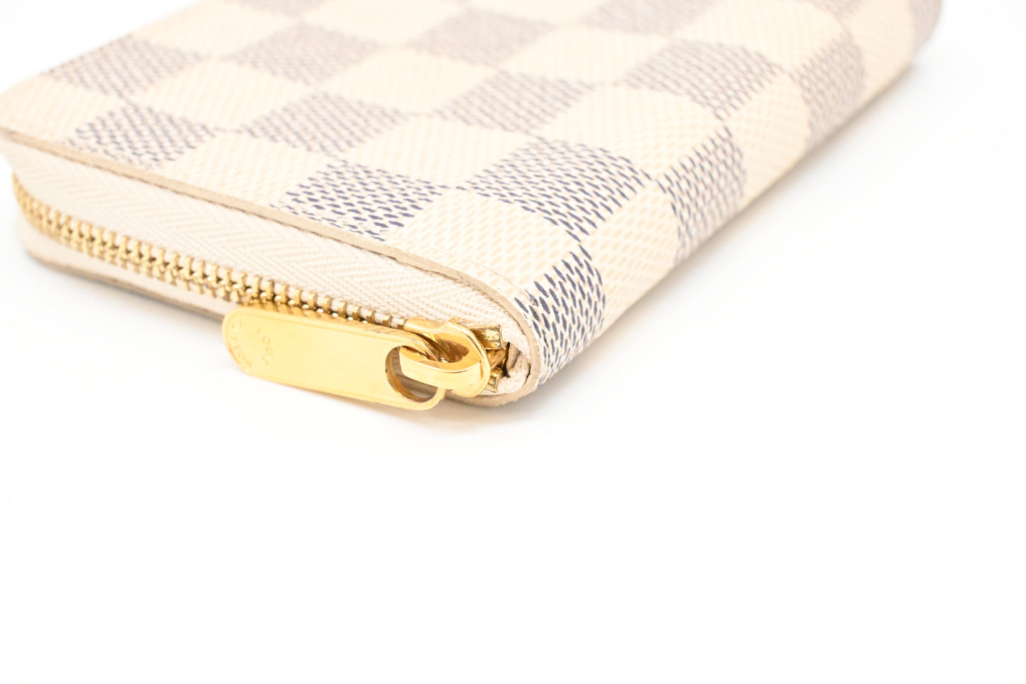 Louis Vuitton Compact Zippy Wallet in Damier Azur Canvas