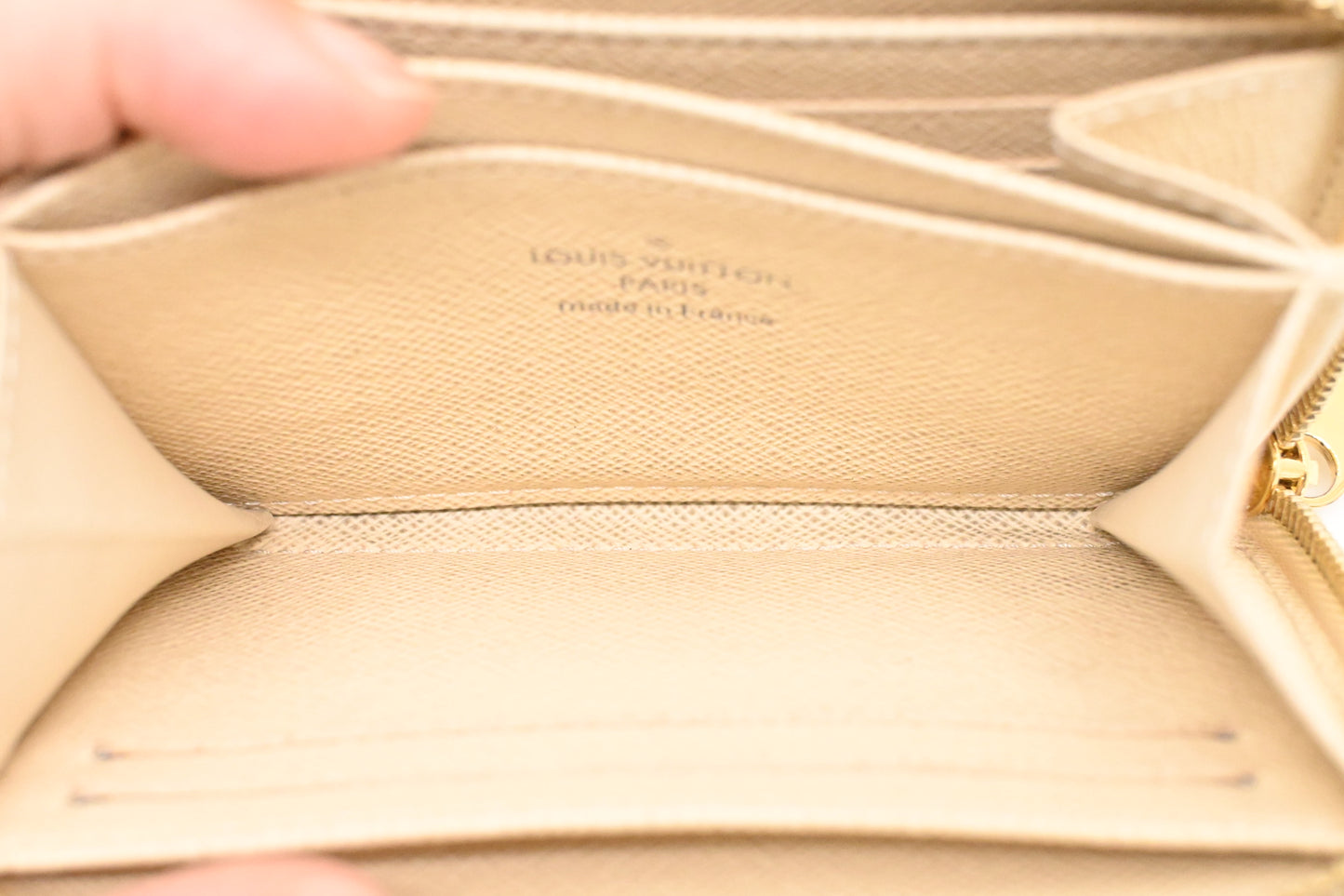 Louis Vuitton Compact Zippy Wallet in Damier Azur Canvas