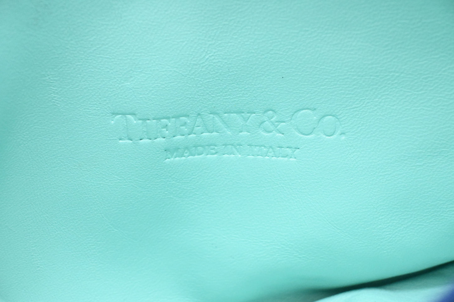 Tiffany & Co. Reversible Tote in Metallic Blue Leather