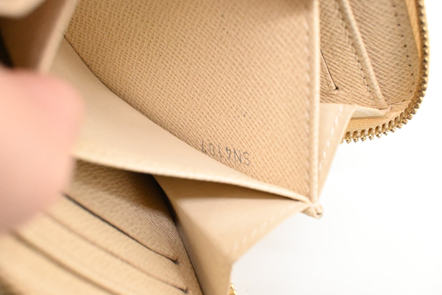 Louis Vuitton Compact Zippy Wallet in Damier Azur Canvas