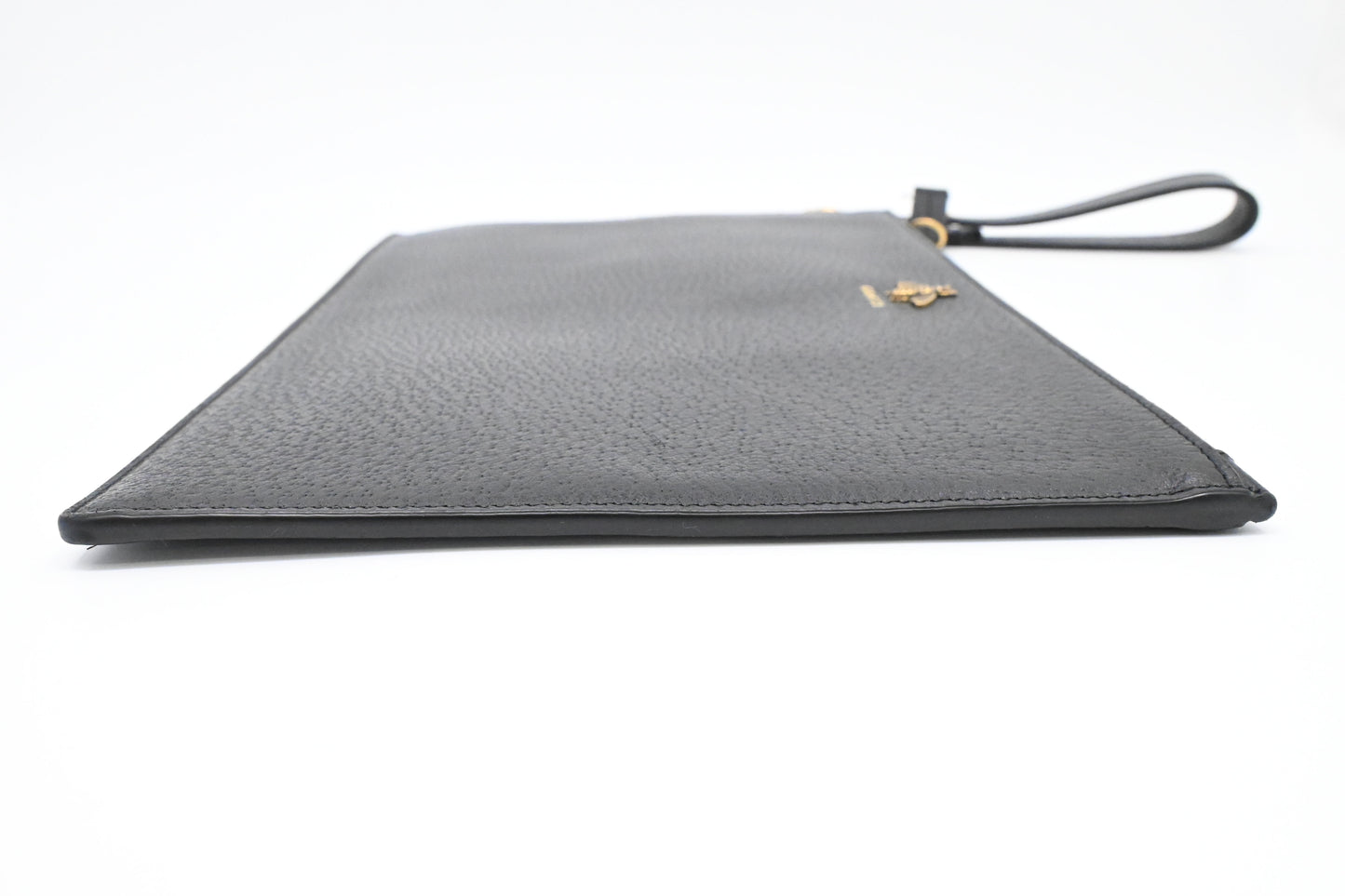 Gucci Bee Clutch in Black Leather