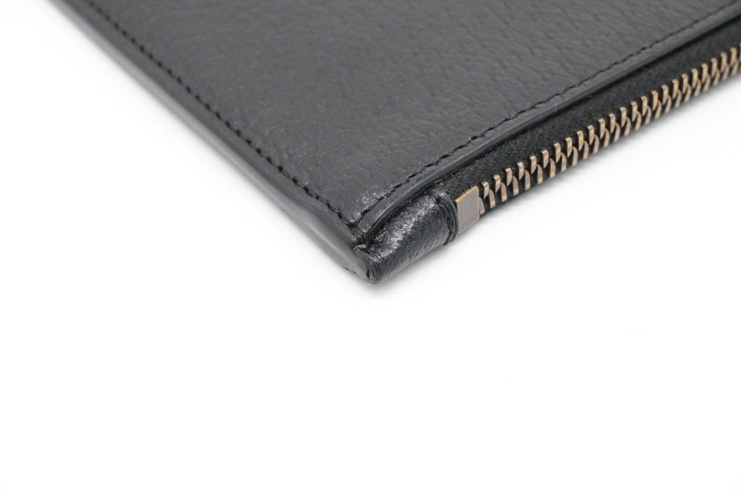 Gucci Bee Clutch in Black Leather