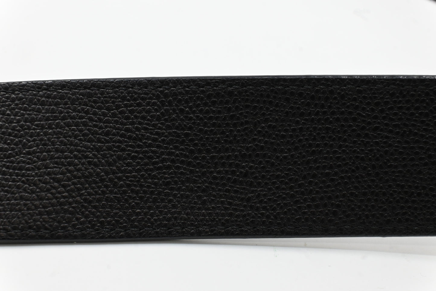 Valextra Boxy Tote in Black and Cream Leather
