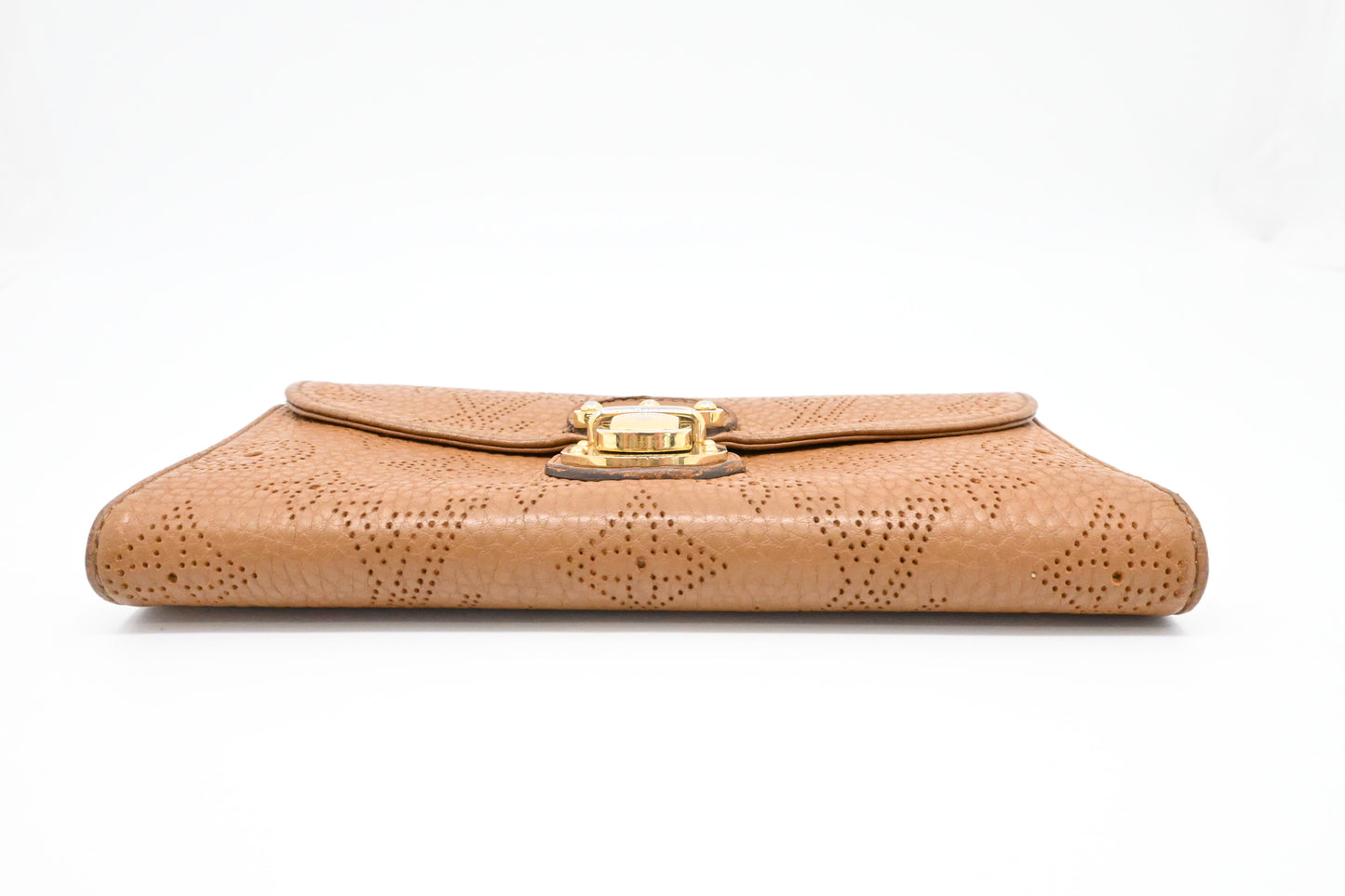 Louis Vuitton Iris Wallet in Cognac Mahina Leather