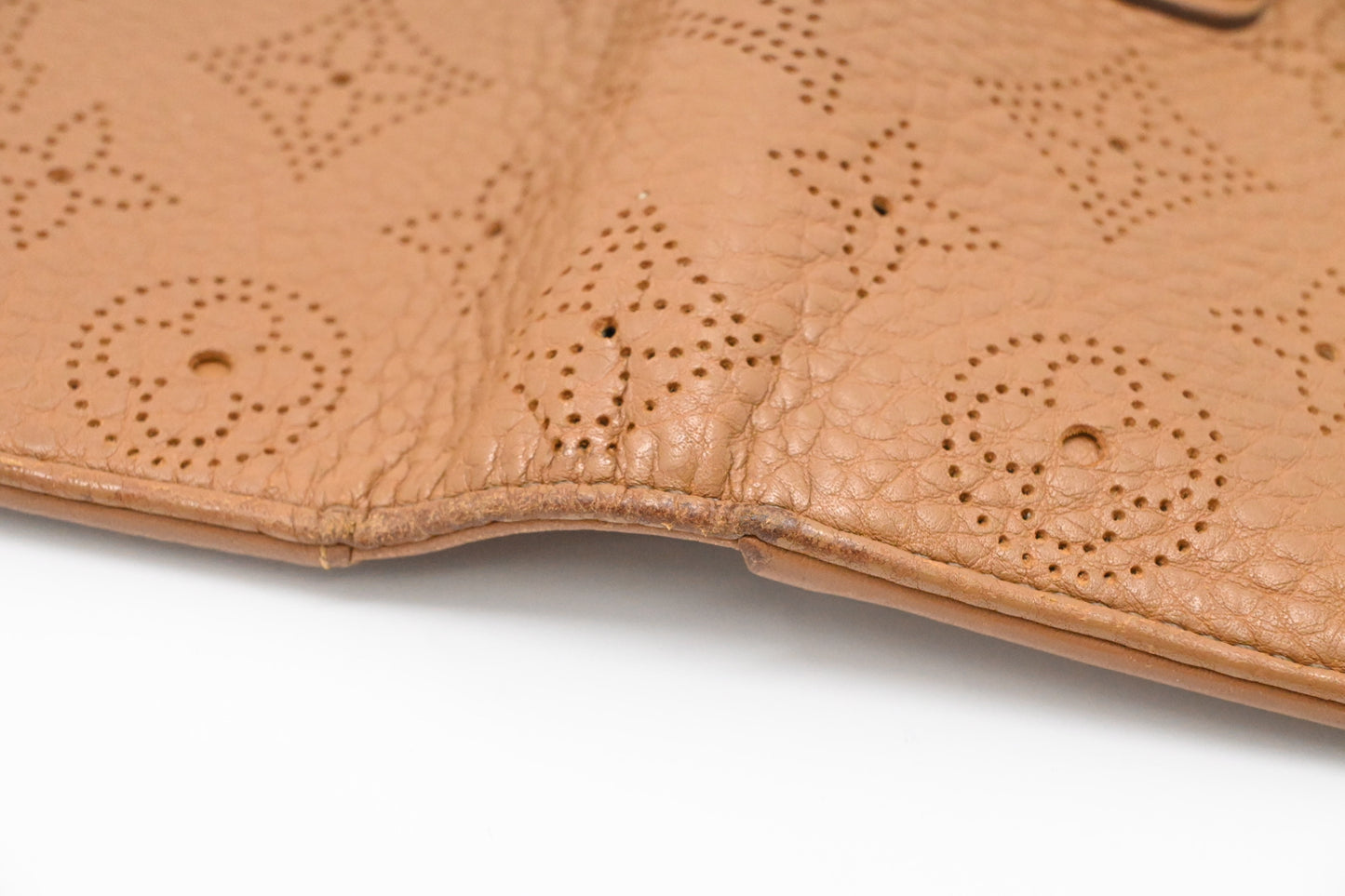 Louis Vuitton Iris Wallet in Cognac Mahina Leather