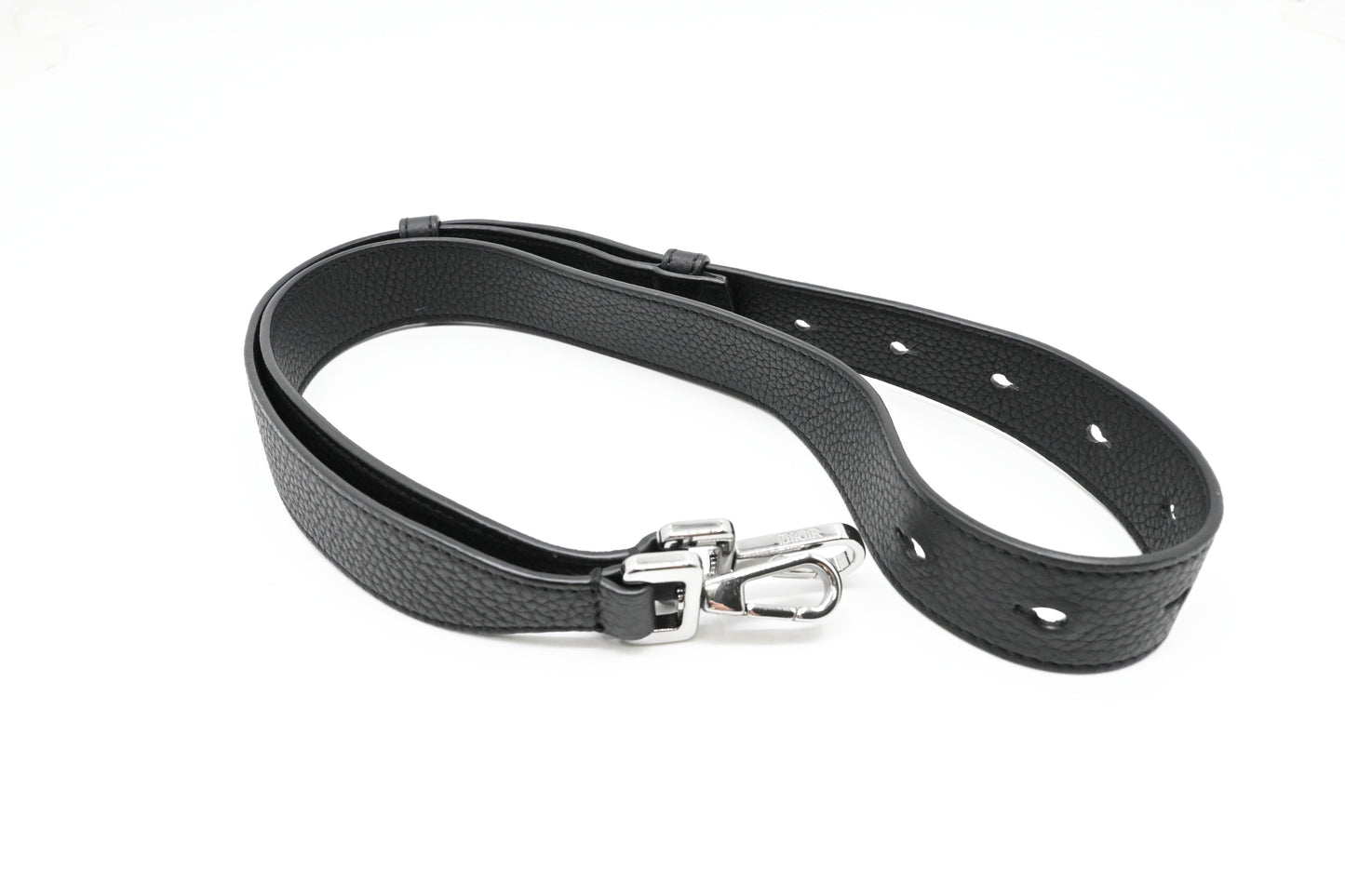 Dior Saddle Messenger Bag in Black Leather